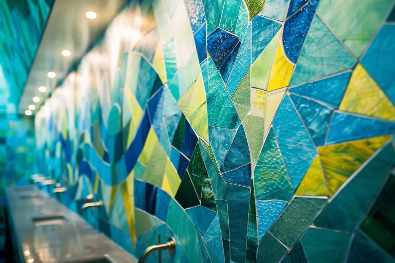 Comment peindre une mosaïque dans une salle de bain ?