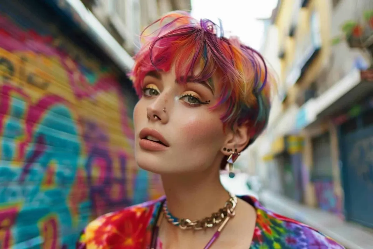 Le tie and dye convient-il aux cheveux courts ?