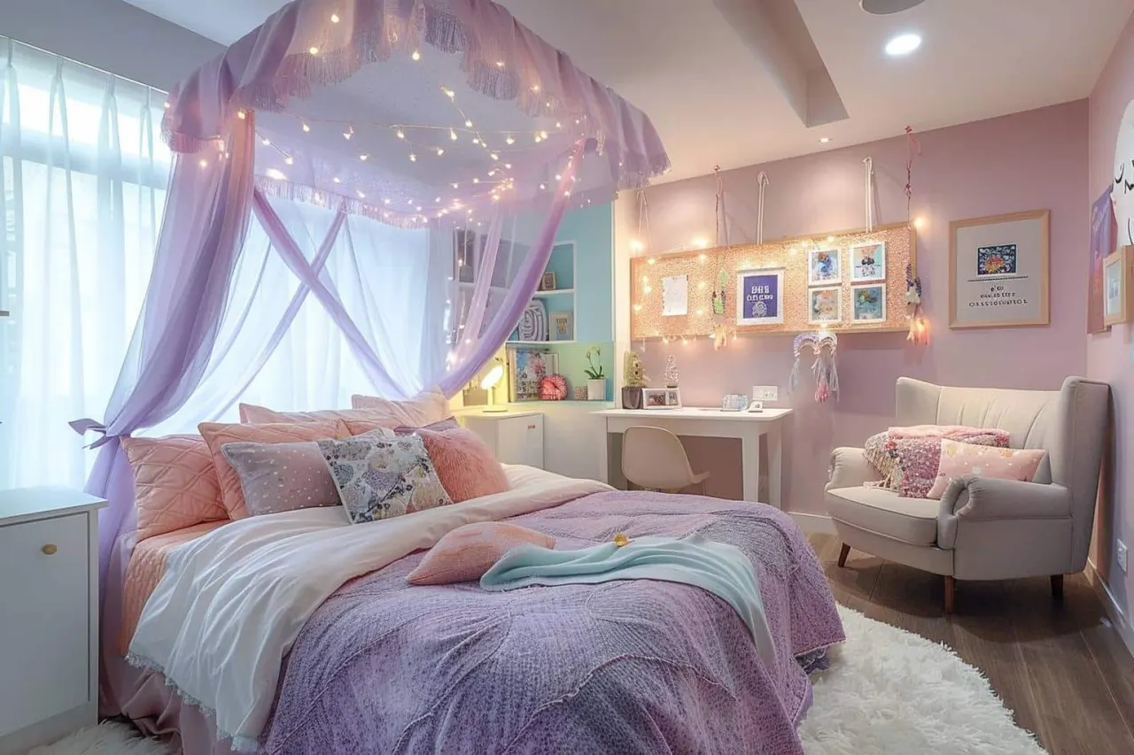 Quelle décoration idéale pour une chambre double de fille adolescente ?