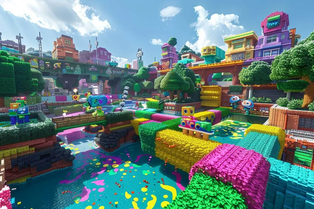Quels sont les mini-jeux inspirés de Splatoon dans Minecraft ?